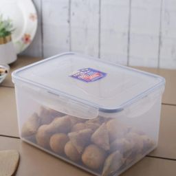 Lock & Lock Transparent Plastic Airtight Fridge Containers with Lid image 5