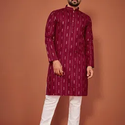 BALAJI CREATION Men Red Kurtas-picture-43
