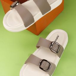 JUMPLITE Women Slider Flip Flops-29