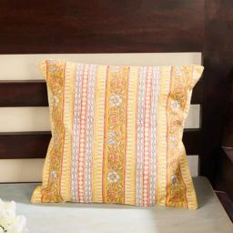 Fabindia Hamza Multicolor Cotton Printed Cushion Cover-image-26