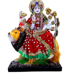 Craft N Decor Red Religious Idol Showpiece-45