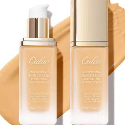 Oulac Nourishing Skin To Skin Matching Foundation - 30 ml - Desert - 12-52