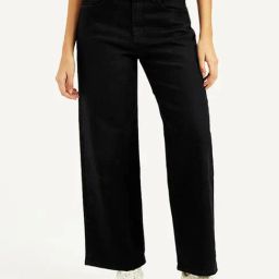Levi's Black Wideleg Fit Jeans-picture-33