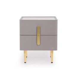 Durian Modern Grey Engineered Wood Bed Side Table-picture-16