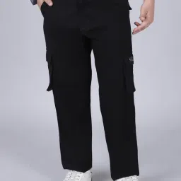 Cantabil Black Boys Cotton Regular Fit Track Pants-image-123