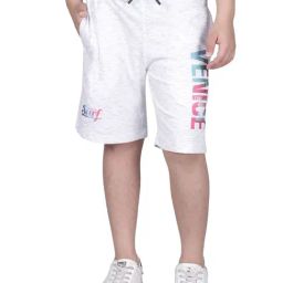 Cantabil White Boys Regular Fit Printed Shorts-image-31