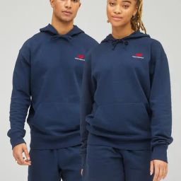 New Balance Navy Comfort Fit Unisex Hooded Sweatshirt-picture-12