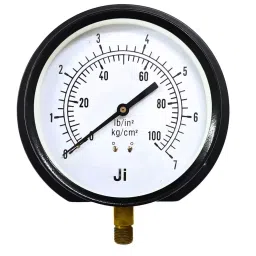 Japsin Instrumentation Commercial Pressure Gauge 0 to 7 Kg/cm² Range 150 mm (6 inch) Dial Size, JIPL-CPG-150MM-B1-9