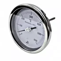 Japsin Instrumentation Bimetal Dial Thermometer Temperature Gauge 0 to 600°C Range 100 mm (4 inch) Dial Size, JIPL-BMT-100MM-13 image 2