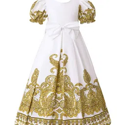 StyleCast x Revolte Ethnic Motifs Print Applique Maxi Dress-image-25