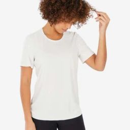 QUECHUA By Decathlon White Plain T-Shirt-image-44