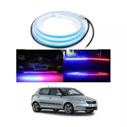 Cartronics 120cm Police strip Type Led  Red Blue   For SKODA Rapid-image-46