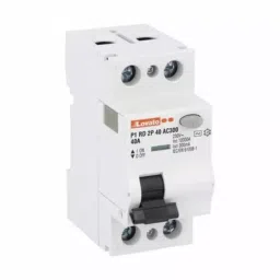 Lovato P1RD Residual Current Circuit Breaker, 40A, 2 Pole, 300mA, Type AC, 230 V AC, P1RD2P40AC300-1