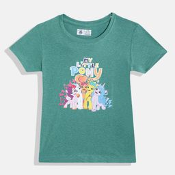 Eteenz Girls My Little Pony Printed Pure Cotton T-shirt-image-34