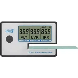 amiciSense Light Transmission Meter 8 mm Glass Tester with VLT, UVR, IRR Test 4xAAA Battery Included image 3