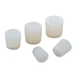 AS ONE Silicone Plug with Hole Height 35 mm, 1-7650-05-67
