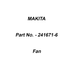 Makita Fan Size 63 mm Suitable For BO4566, Part No 241671-6-picture-16