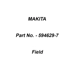 Makita 220-240 V Field for MT450, Part No 594629-7-33
