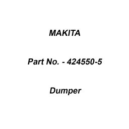 Makita Dumper Suitable For TD091, Part No 424550-5-42