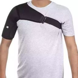 KUDIZE Black Shoulder Compression Support For Right Shoulder RK61-UR-39