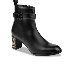 Bxxy PU Work High-Top Block Pumps image 2