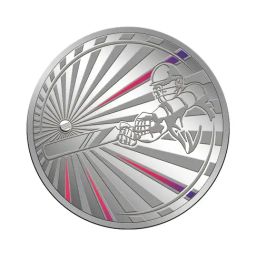 PC Jeweller 24k (999.9) 31.1gm ICC Official World Cup 2019 The Striker Silver Coin Medal-image-2