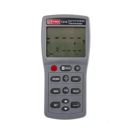 RS PRO 1314 Wired Digital Thermometer, E, J, K, N, R, S, T Probe, 2 Input(s), +1090 (J) °C, +1300 (N) °C, +1370 (K) °C, Model No 1232250-11