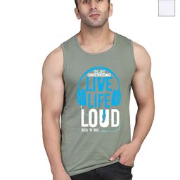 SLOWLORIS Men Pack Of 2 Typography Printed Round Neck Cotton Slim Fit T-shirts-image-78