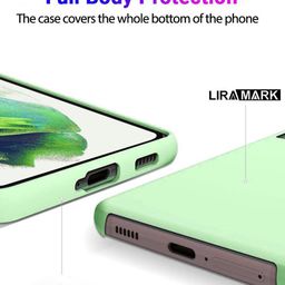 LIRAMARK Liquid Silicone Soft Back Cover Case for Samsung Galaxy S22 5G image 2