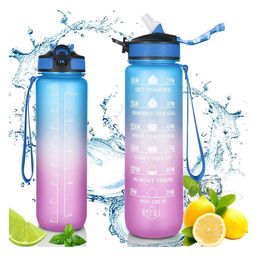 Ortis  Motivational Leakproof Water Bottle ( Color May Vary )-1000ml-image-77