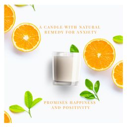 House of Aroma  Orange Cassis Scented Glass Candle -75 g-18
