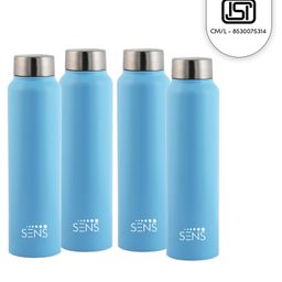 SENS Serene Stainless Steel Bottle Sea Blue 750ml Combo - Pack of 4-picture-19