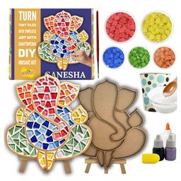 Craftopedia DIY Mosaic Art Kit - Ganesha - Multicolor-5