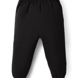 Pink Rabbit Single Jersey Knit Full Length Solid Color Lounge Pants - Black-image-29