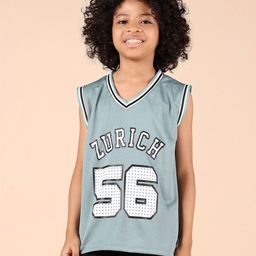 V-Mart Boys Extended Sleeves Monochrome Raw Edge T-shirt-image-57