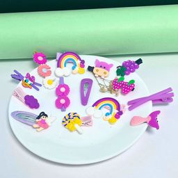 MANSIYAORANGE Girls Embellished Alligator Hair Clip-39