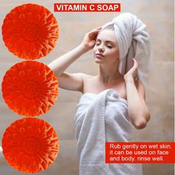 GROOVY Set Of 3 Citrus Burst Vitamin C Bath Bar - 100 g Each image 4