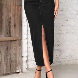 BAESD A-Line Midi Skirt-image-50