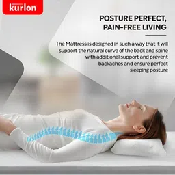 kurl on KURLON Ortho 10 inch King Memory Foam Mattress image 3