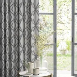 DDECOR Live Beautiful Grey Readymade 9 Ft. Door Curtain - Set of 1-picture-13