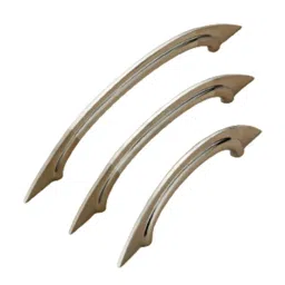 DECORE 306 128 mm Zinc Alloy Chrome and TT Finish Cabinet Pull Handle-image-83