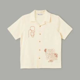 Fame Forever by Lifestyle Boys Off White Cotton Printed Shirt-picture-6