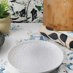 VarEesha Awesome Solids White Ceramic Serving Platter - Set of 1-image-56