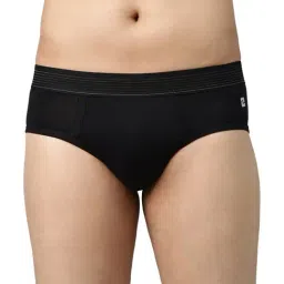 UnderJeans by Spykar Black Briefs-image-87