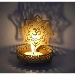 eCraftIndia Om Tea Light Holder-image-1