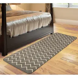 Saral Home Grey & Beige Cotton Runner - Set of 1-16