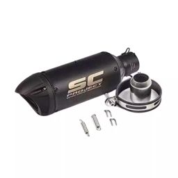 RA Accessories Black SC Project Mini2 Silencer Exhaust for Hero Passion Plus-picture-37