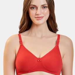 MAROON Full Coverage All Day Comfort Seamless Cotton T-shirt Bra-picture-27