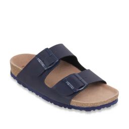Metro Women's Blue Casual Sandals-image-9