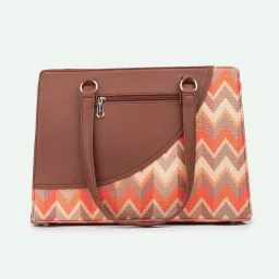 ZOUK Tidal Wave Printed Tote Handbag image 5